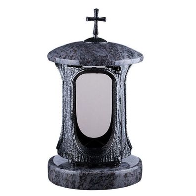 Grab-lampe Grablicht Grab-lampe Grablaterne Friedhofslaterne Granit Orion