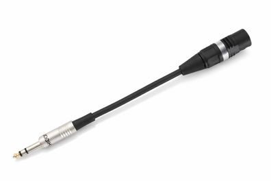 Mogami -2549- HighEnd Audio-Kabeladapter symmetrisch - Klinke 6,3mm auf XLR-Stecker