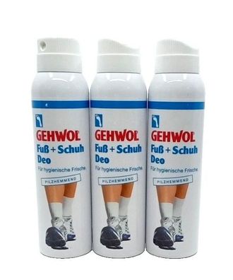 3x Gehwol Fuß- und Schuh-Deo-Spray · 3x 150 ml · PZN 00031064