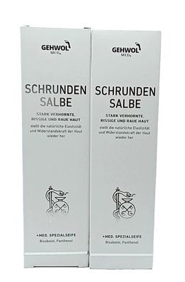 GEHWOL med Schrundensalbe 2 x 125ml im Set