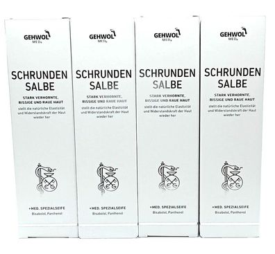 GEHWOL med Schrundensalbe 4 x 125ml im Set 3 Kostenlose zugaben