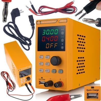 Rosfix Labornetzgerät AmpForce RAFEP-3210 – 32V 10A | Präzision & USB-Ladefunktion