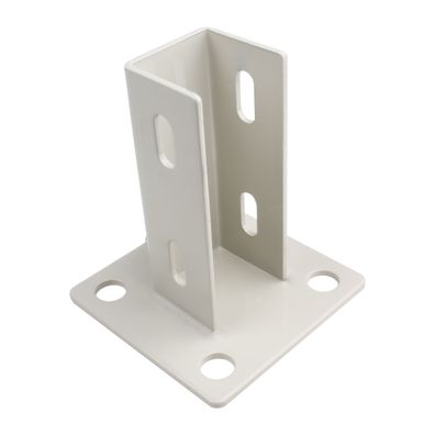 KLAK 45 - Pfostenkonsole Bodenmontage 45x45 Aluprofil inkl. Profil-Versc