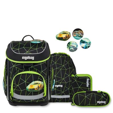 ergobag Cubo Schulrucksack CyBär Race, CyBär Race, Mädchen