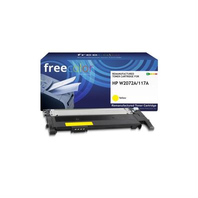 Freecolor Toner HP 117A (W2072A) yellow 700 Seiten remanufactured