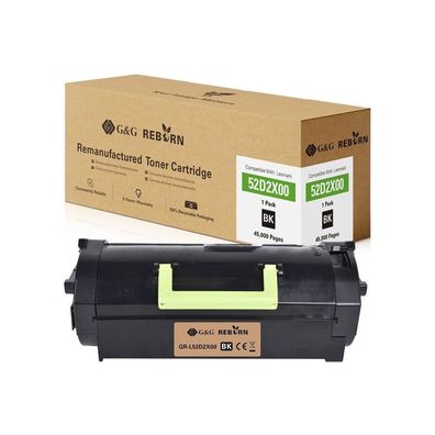 G&G Reborn-Toner kompatibel mit Lexmark 522X/ 52D2X00