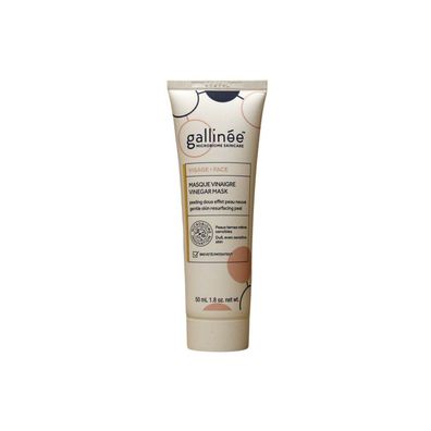 Gallinee, Microbiome Skincare, Essig, Peeling, Crememaske, für Gesicht, 50 ml