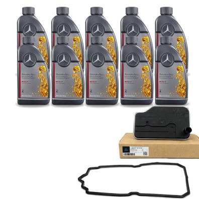 10L Original 236.15 Getriebeöl + MB Filter für Mercedes 7G Tronic 722.9 7 Gang