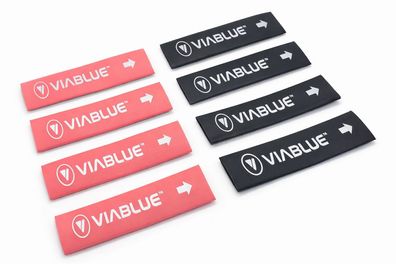 Viablue -Arrow- Schrumpfschlauch zur Kabelkennzeichnung - 4 Paar