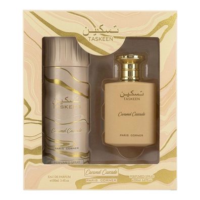 Paris Corner Taskeen Caramel Cascade EDP 100 ml+ eospray 200 ml
