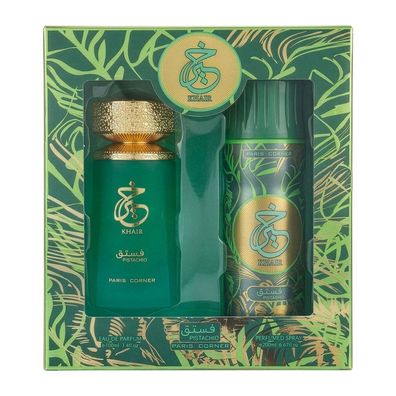 Paris Corner - Khair Pistachio EDP 100 ml+Deospray 200 ml