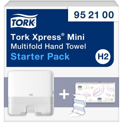Tork Xpress Mini Papierhandtuchspender H2 Wand weiss 952100
