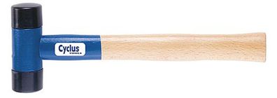 CYCLUS TOOLS Gummihammer Mit Holzstiel, Schaftläng Kopfgewicht: 4