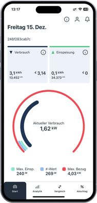 powerfox poweropti PA201902 Stromzaehler-Auslesegeraet WLAN Smart Meter