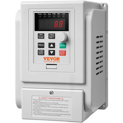 VEVOR Frequenzumrichter 2,2 kW 10 A 220-240V VFD Drehzahlregler