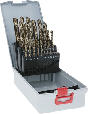 Bosch HSS-Co Spiralbohrer-Set 25-tlg. ß 1-13 mm fér Stahl und Edelstahl