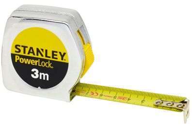 Stanley Bandmaß Powerlock Kunststoff 3m/12,7mm 0-33-238