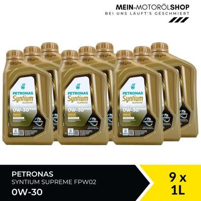 Petronas Syntium Supreme FPW02 0W-30 9x1 Liter