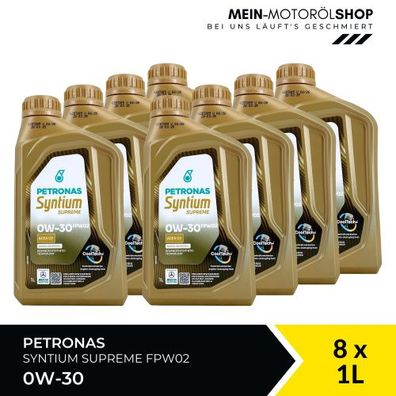Petronas Syntium Supreme FPW02 0W-30 8x1 Liter