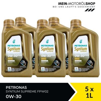 Petronas Syntium Supreme FPW02 0W-30 5x1 Liter
