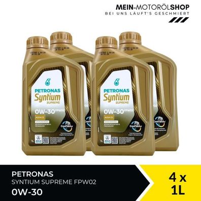 Petronas Syntium Supreme FPW02 0W-30 4x1 Liter