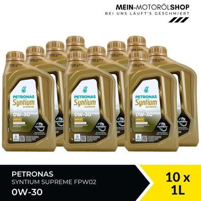 Petronas Syntium Supreme FPW02 0W-30 10x1 Liter