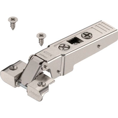 blum CLIP top Alurahmenscharnier 95°, gerade ohne Feder, Schrauben
