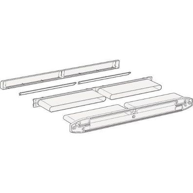 Siegenia Kanal-Set für Fensterlüfter Aeromat midi HY, Kunststoff weiß RAL9016