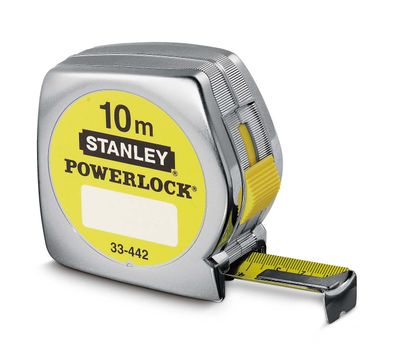 Stanley Bandmaß Powerlock Kunststoff 10m/25mm 1-33-442