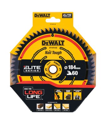 DEWALT ELITE Kreissägeblatt 184/16 mm 60Z DT1670-QZ