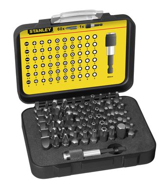 Stanley Bit-Satz 61-tlgmit Bithalter 1-13-902