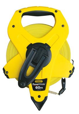 Stanley Bandmaß PowerWinder Fiberglas 60m 2-34-775