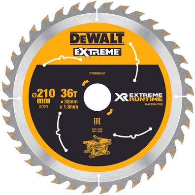 DEWALT Kreissägeblatt stat. 210/30mm 36 WZ/FZ DT99566-QZ
