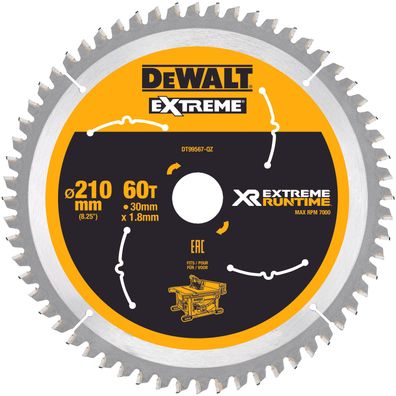 DeWALT Kreissaegeblatt stat. 210/30mm 60WZ/FZ DT99567-QZ