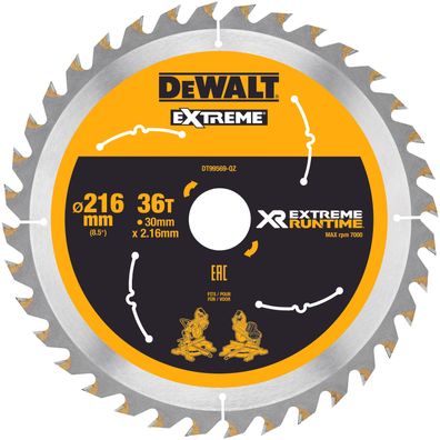 DeWALT Kreissaegeblatt stat. 216/30mm 36WZ/FZ DT99569-QZ