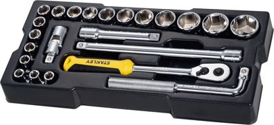 Stanley 1/2" Steckschlüssel/Zubehör 23-tlg STMT1-74173