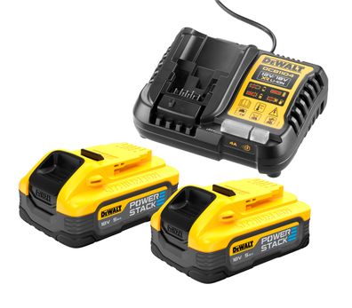 DeWALT Akku-Kit (2x 18V/5Ah PS plus DCB1104) DCB1104H2-QW