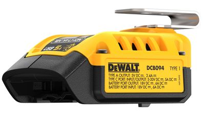 DeWALT Kombi-Ladegeraet mit Powerbank-Funktion DCB094K-QW