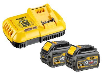 DeWALT Starter-Set 2xAkku 54V /108 Wh DCB118T2-QW