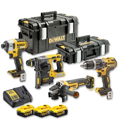 DeWALT Akku-Kombopack (4-tlg.), 18V DCK422P3-QW