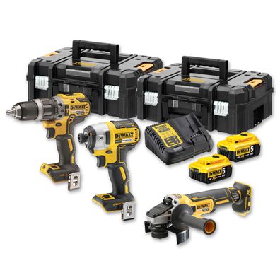 DeWALT Akku-Kombopack (3-tlg.), 18V DCK384P2T-QW