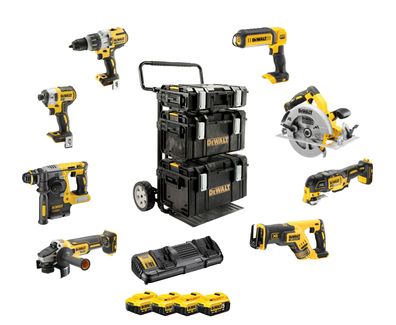 DeWALT Akku-Kombopack (8-tlg.), 18V DCK853P4-QW