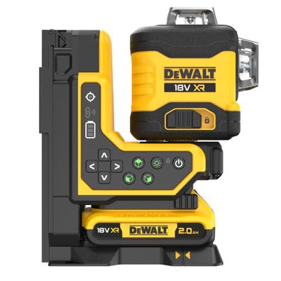 DeWALT Multilinienlaser, Grün, 3x360°, 18V DCLE34035D1-QW