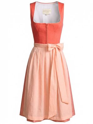 Dirndl Sylphira 70cm Länge orange
