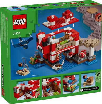 LEGO® Minecraft 21270 Das Pilzkuh-Haus
