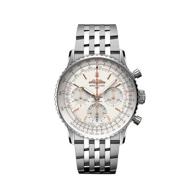 Breitling - Mann - AB0139211G1A1 - Breitling Navitimer B01 Chronograph 41 White Steel