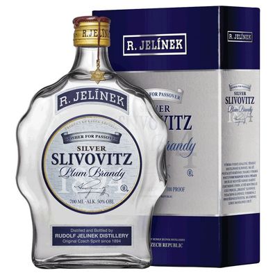 Jelinek Slivovitz Silber Koscher 0,7 l