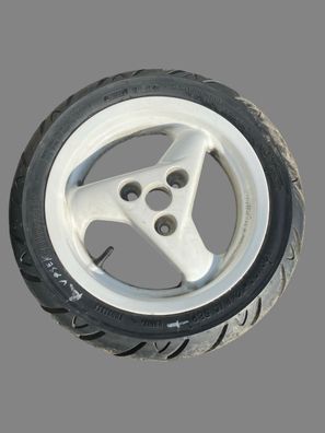Peugeot Speedfight 1,2 120/70-12 Hinterrad weiß Felge hinten