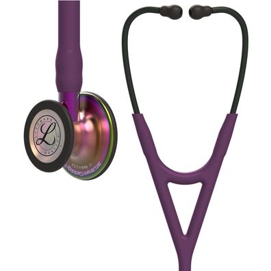 3M Littmann Cardiology IV Stethoskop 6205 regenbogenfarben pflaumenfarben 69cm