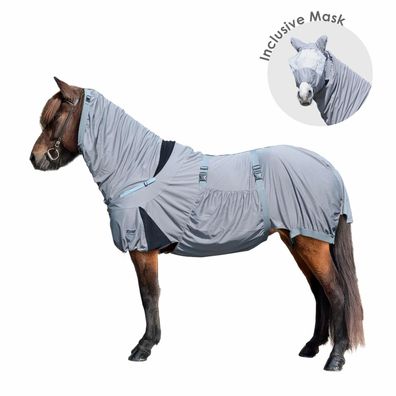 EQuest Ekzemerdecke Culex C³ für Isländer, mit Maske, grau